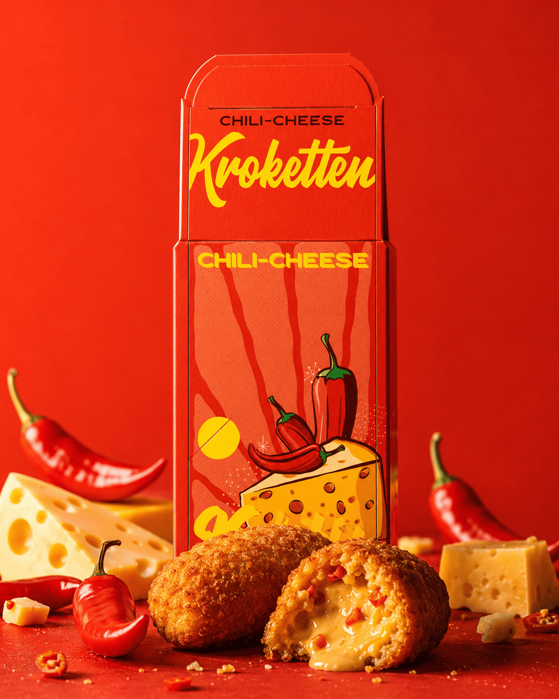 Kroketten Chili-Cheese