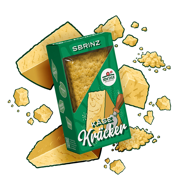 Käse-Kräcker Sbrinz